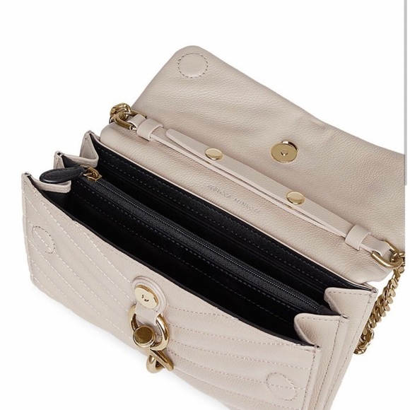 Rebecca Minkoff Edie quilted crossbody bag silver - Picture 3 of 12